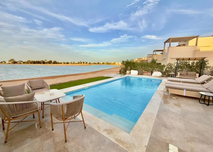 Villa Sunny Lagoonfront 4br Cyan Gouna Heated Pool Hurghada